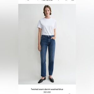 Toteme Twisted Seam Denim